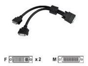 MATROX GRAPHICS CAB L60 2XDF 1 LFH 60 To Dual DVI I Cable For G200 G450 Multi Monitor