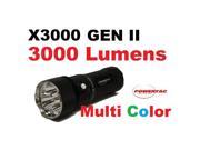POWERTAC X3K G2 X3000 Gen II 3000 Lumen Flashlight Mobile Charger