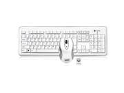 i rocks RF 6572L WH White Wireless Keyboard and Laser Mouse Set