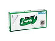 Solo Plastic Knife White 500ct SCC 827271