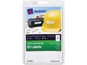 AVERY Laser Inkjet Label 25 64 in. H PK10 00760