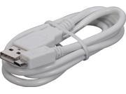 RCA AH732R A Male to Micro B Male USB 2.0 Power Sync Cable 3ft