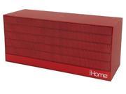 iHome iBN27RX Bluetooth Rechargeable Stereo Mini Speaker with NFC Red