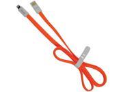Istuff Lightning To Usb Cable Audio Video Telephone Orange IFUA 3LGT OR