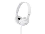 SONY White MDRZX110 WHI OH Headphone 30mm Driver Unit