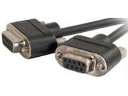 C2G 52179 25ft CMG Rated DB9 Low Profile Null Modem F F