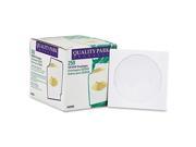 Quality Park 62905 CD DVD Sleeves White 250 per Box