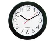 Round Wall Clock 9 3 4 Black