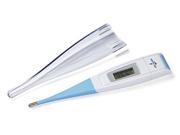 Flex Tip Oral Thermometer Digital F C White