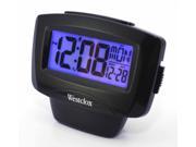 WESTCLOX 72020 Large Easy to Read LCD Alarm Clock with Day Date