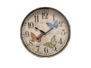 WESTCLOX 32897BF 12 Round Butterfly Wall Clock