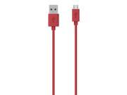 Belkin MIXIT 4 Micro USB Cable Red F2CU012bt04 RED
