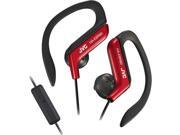 JVC HA EBR80 Earset Stereo Red Wired 16 Ohm 16 Hz 20 kHz Gold Plated Over the ear Binaural Outer ear 3.94 ft Cable