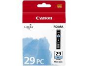 Canon Usa Pgi 29 Photo Cyan Ink Tank Cartridge For The Pixma Pro 1 Inkjet Photo Printe