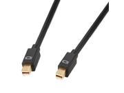 4XEM 6Ft Mini DisplayPort M M Cable Black