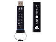 Apricorn Aegis Secure Key 32GB FIPS 140 2 Validated USB 2.0 Flash Drive with PIN Access 256bit AES Encryption