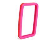 IPS226 Secure Grip Rubber Bumper Frame for iPhone 4 Dual Color Pink Red