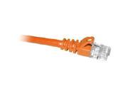 ClearLinks 50FT Cat. 5E 350HMZ Orange Molded Snagless Patch Cable