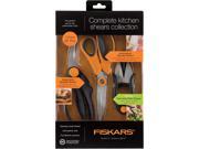 Fiskars 510061 1001 3pc Kitchen Shear Set