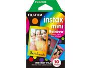 FUJIFILM 16437401 Instax(R) Mini Rainbow Film Pack