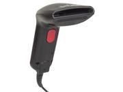 Manhattan Contact CCD Barcode Scanner Cable Connectivity 100 scan s 2.40 Scan Distance 1D CCD Black