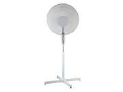 The 16 pedestal fan provides powerful cooling; 3 speeds oscillation options