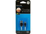GE 26273 USB to Micro USB Charge Sync Cable 9ft