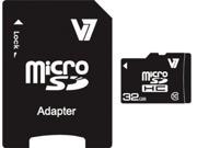 V7 32GB microSDHC Flash Card