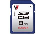 V7 VASDH8GCL4R 1N 8 GB Secure Digital High Capacity SDHC 1 Card Retail