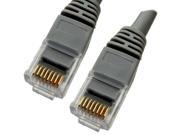 Category 5E Gray Ethernet Network Patch Cable Molded Snagless Boot 50 feet