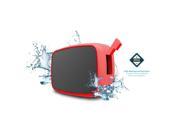 Ematic ESQ206RD Red Rugged Life Bluetooth Speaker