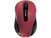 Microsoft Wireless Mobile Mouse 4000 D5D00038 Red RF Wireless BlueTrack Wireless Mobile Mouse 4000 Red