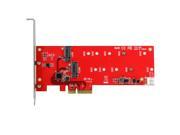 StarTech 2x M.2 SSD Controller Card PCIe Model PEX2M2
