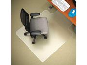 DEFLECTO CM13113COM Chair Mat with Lip for Carpets 36 x 48 Low Pile