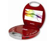 SYLVANIA SDVD7046 RED 7 Portable DVD Players with Integrated Handle Red