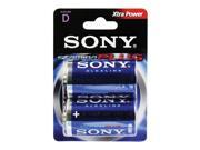 Sony SD2PACK Alkaline Stamina Plus D 2 Batteries Per Pack Am1B2D