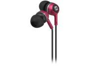 IHOME iB25PC Noise Isolating Earbuds Pink
