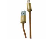 Duracell PRO906 Charge Sync Lightning To Usb Fabric Covered Cable 10Ft Gold