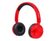 SYLVANIA SBT235 RED Bluetooth R Wireless Headphones with Microphone Red