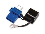 VERBATIM CORPORATION 99155 64GB STORENGO DUAL USB FLASH