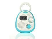 PYLE AUDIO Bluetooth Splash Proof Water Resistant Alarm Clock Radio PSR16BT