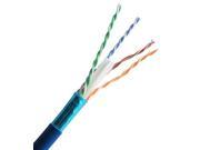 Comprehensive Cat 6 550 MHz Shielded Solid Blue Bulk Cable 1000ft