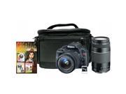 SL1 18 55mm xtra lens 6473A003 Bag DSLR 1000 8GB Card Software 51028