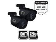 Night Owl 2 Pack of 720p HD Wired Security Add on Bullet Cameras