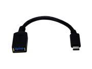 QVS USB C Male to USB A Female SuperSpeed 5Gbps 3Amp Cable