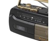 STUDEBAKER SB2127BG Portable Cassette Player Recorder with FM Radio