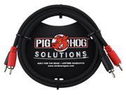 Pig Hog 3 RCA Male to RCA Male Dual Cable PD RCA03