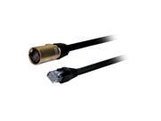 Comprehensive Pro AV IT CAT6 Shielded Ethercon to RJ45 Heavy Duty Patch Cable Black 10ft Category 6 for Network Device Patch Cable 10 ft 1 x etherCON