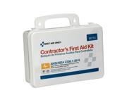 Contractor ANSI Class A First Aid Kit for 25 People 128 Pieces 90753