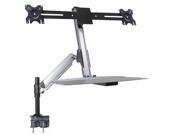 Doublesight DS ERGO 200 DoubleSight Displays DS ERGO 200 Mounting Arm for Monitor Mouse Keyboard 24 Screen